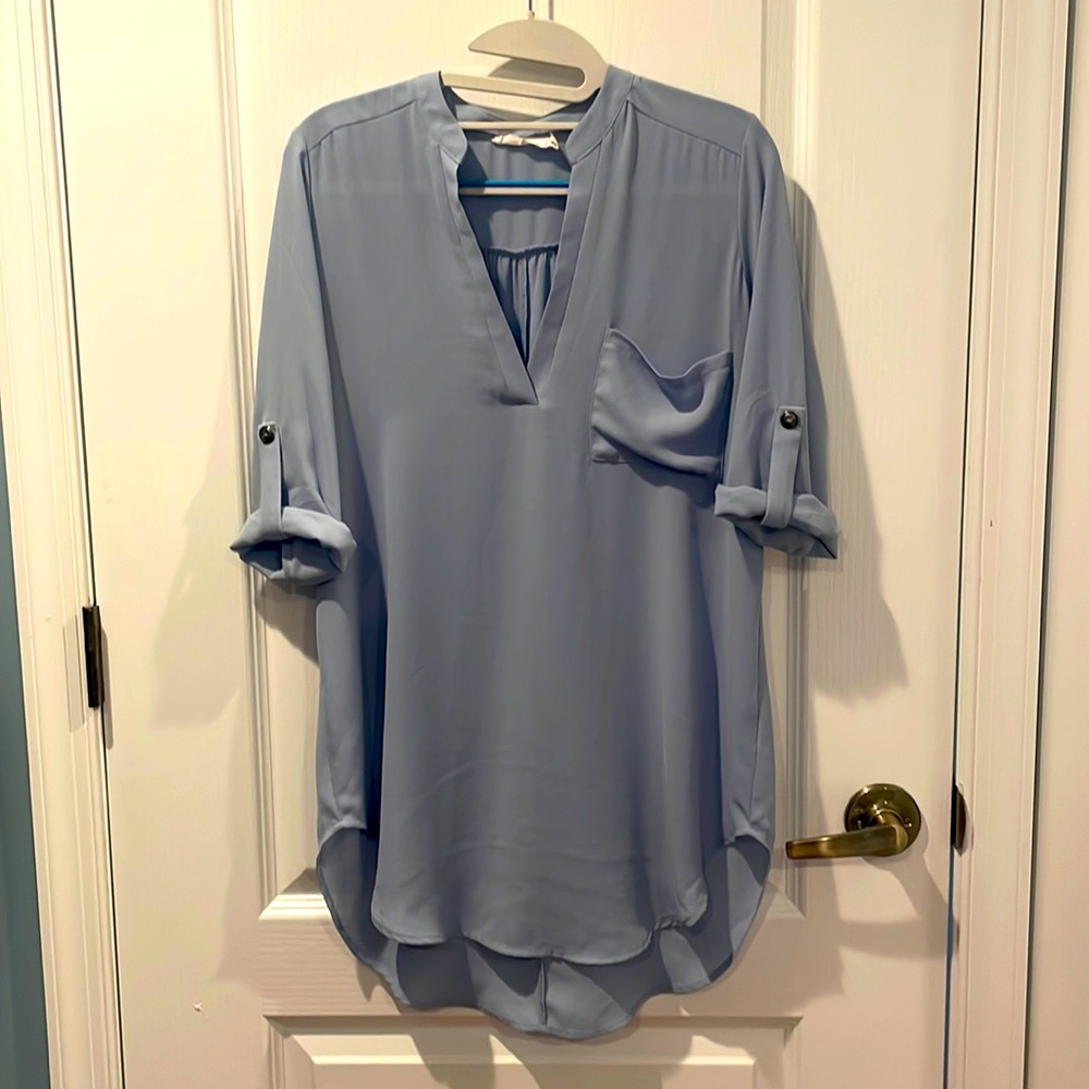 Women’s Roll Sleeve Lush Blouse